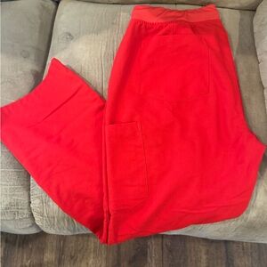 Bright Red Lounge Pants